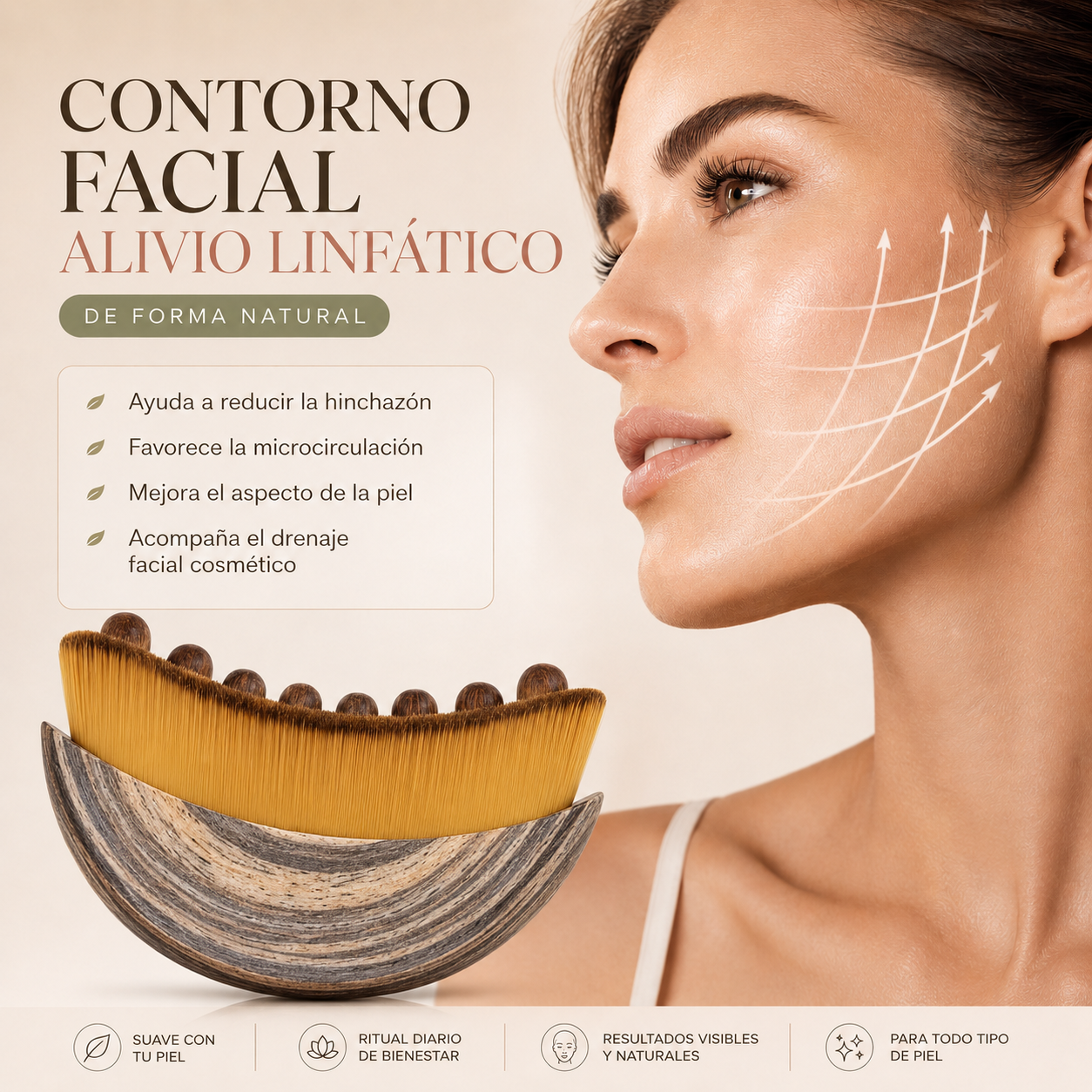 YOOOKO SculptBrush™ | Cepillo facial drenante