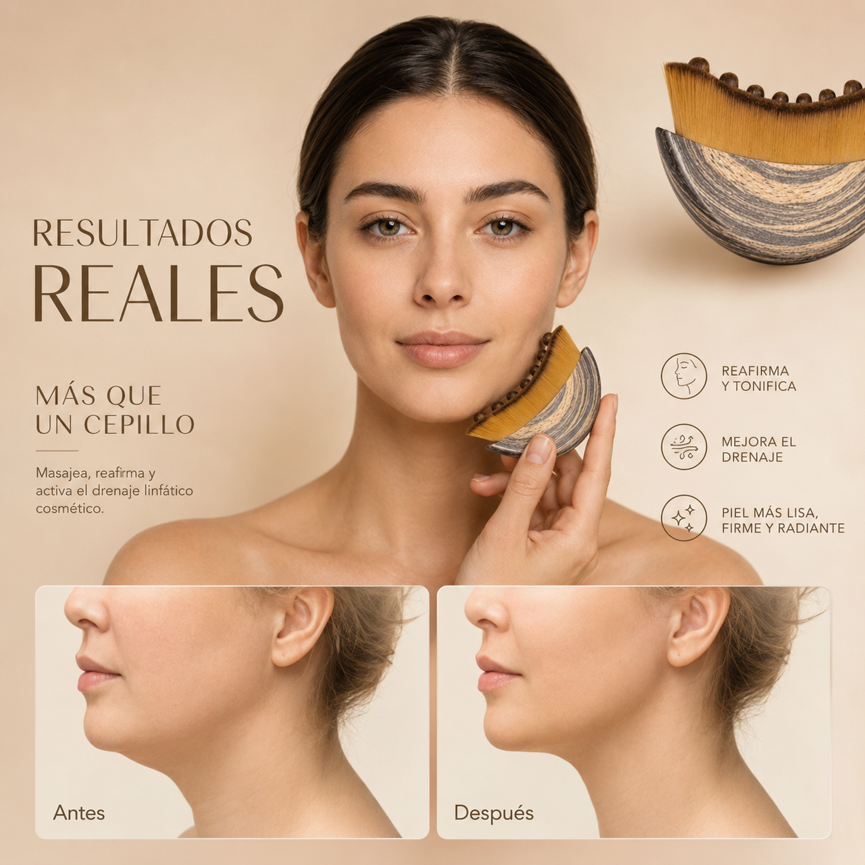 YOOOKO SculptBrush™ | Cepillo facial drenante