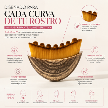YOOOKO SculptBrush™ | Cepillo facial drenante